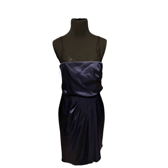 New Alice + Olivia satin and lace dress - Picture 3 of 6